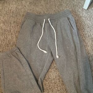 grey sweat pants